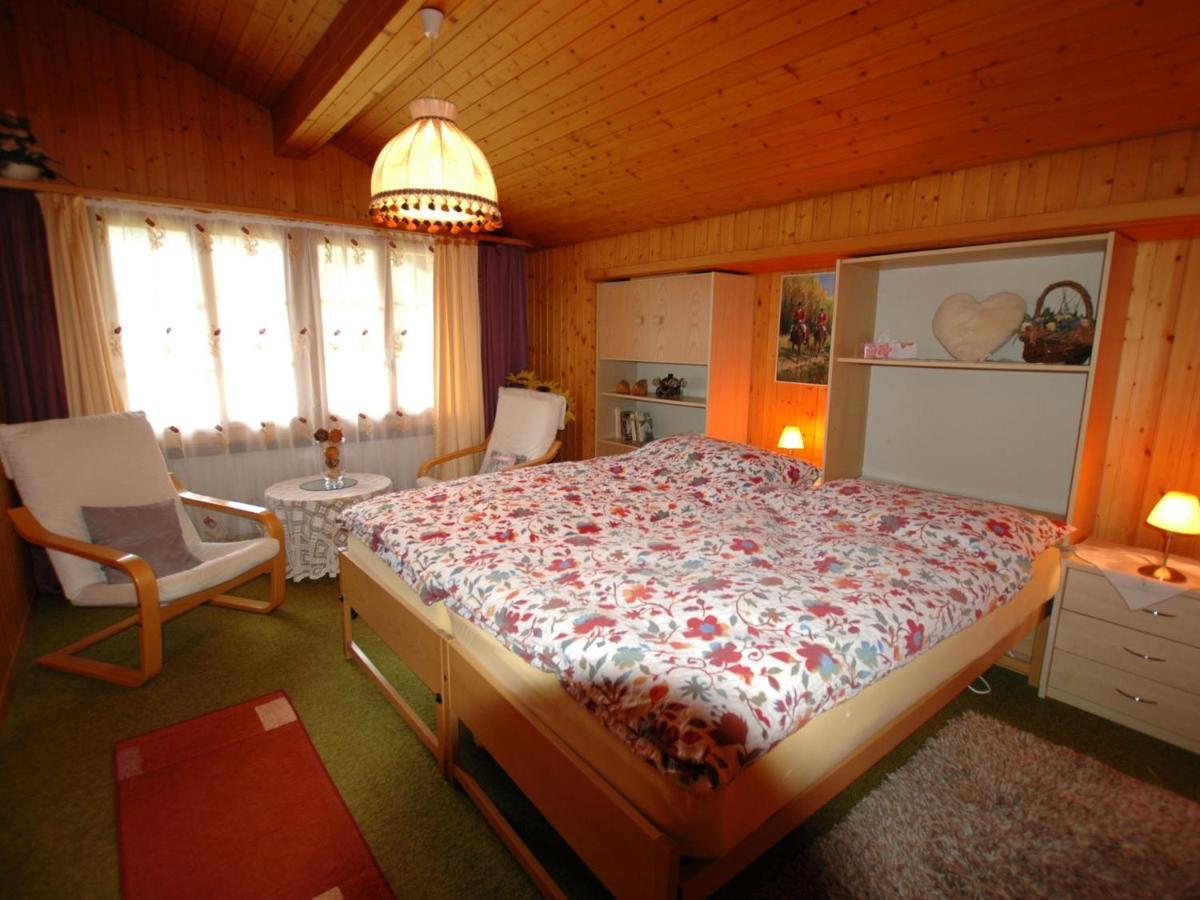 Pristine Home In A Charming Village Large Grassy Sunbathing Area View Of The M Nch And Jungfrau Wilderswil Exteriör bild