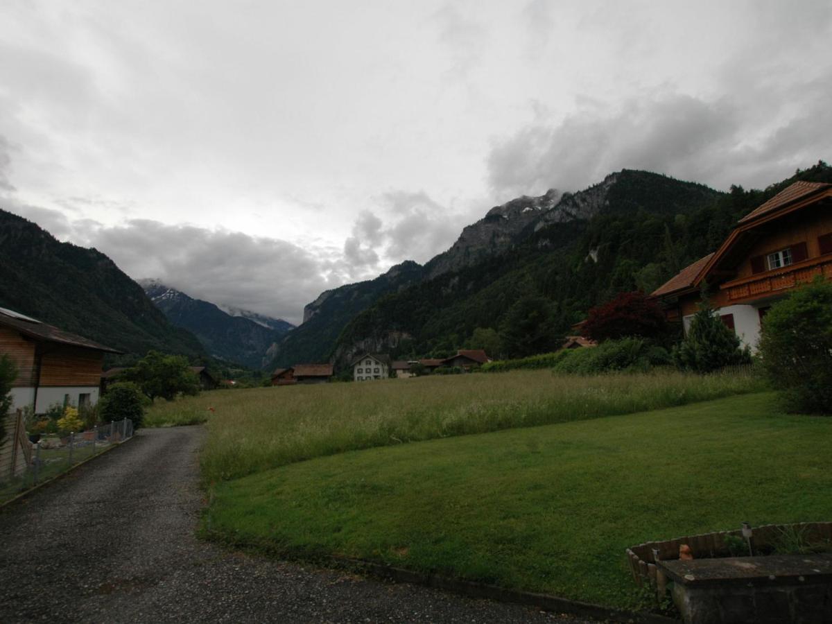 Pristine Home In A Charming Village Large Grassy Sunbathing Area View Of The M Nch And Jungfrau Wilderswil Exteriör bild